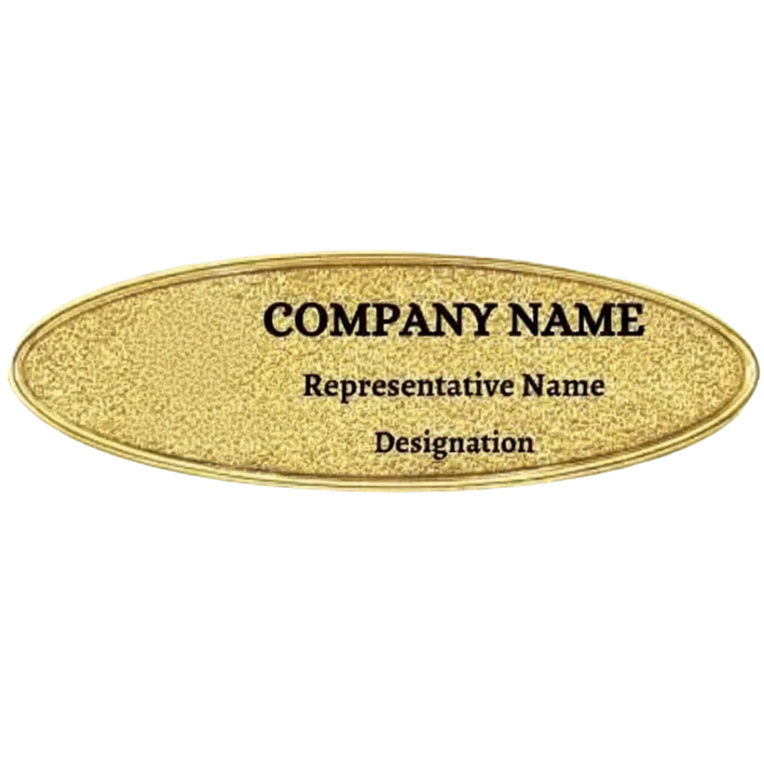 Custom Logo Badge Side