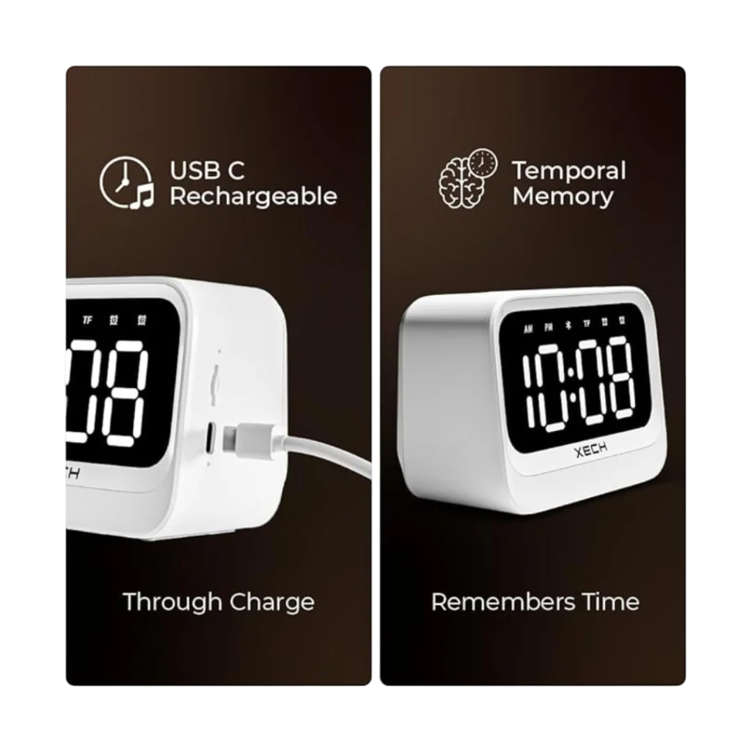 Branding Table Clock Side