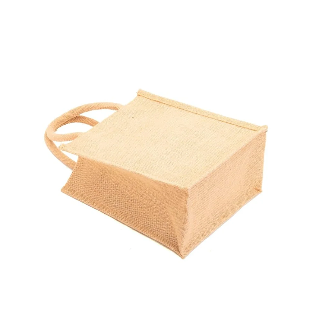 Sleek Jute Bag Inside