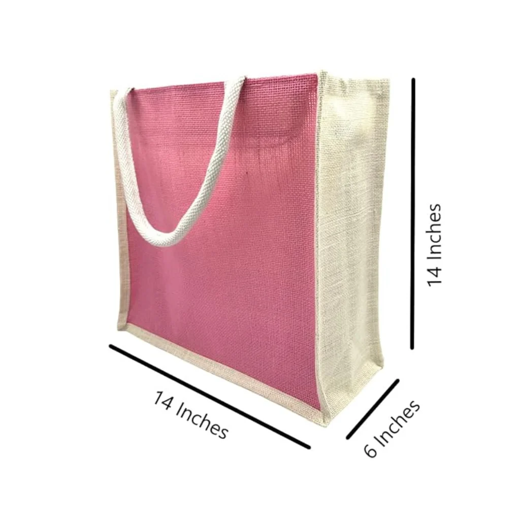 Custom Jute Bag Side