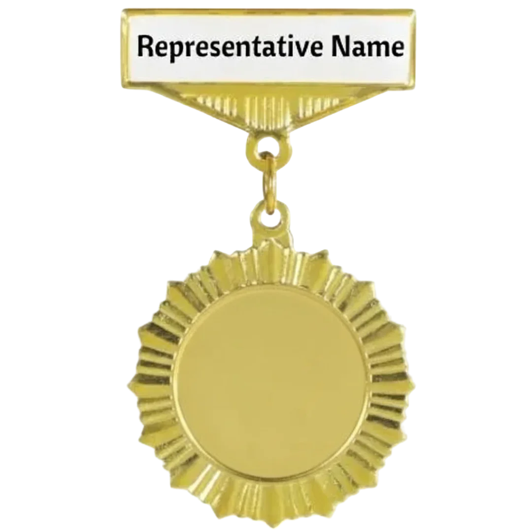 Custom Logo Medal Side
