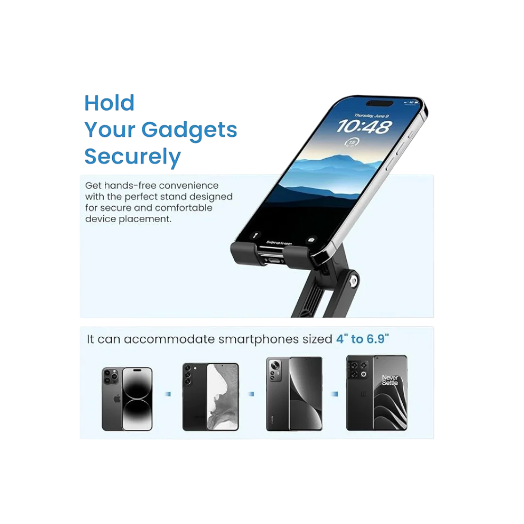 Printed Mobile Stand Side