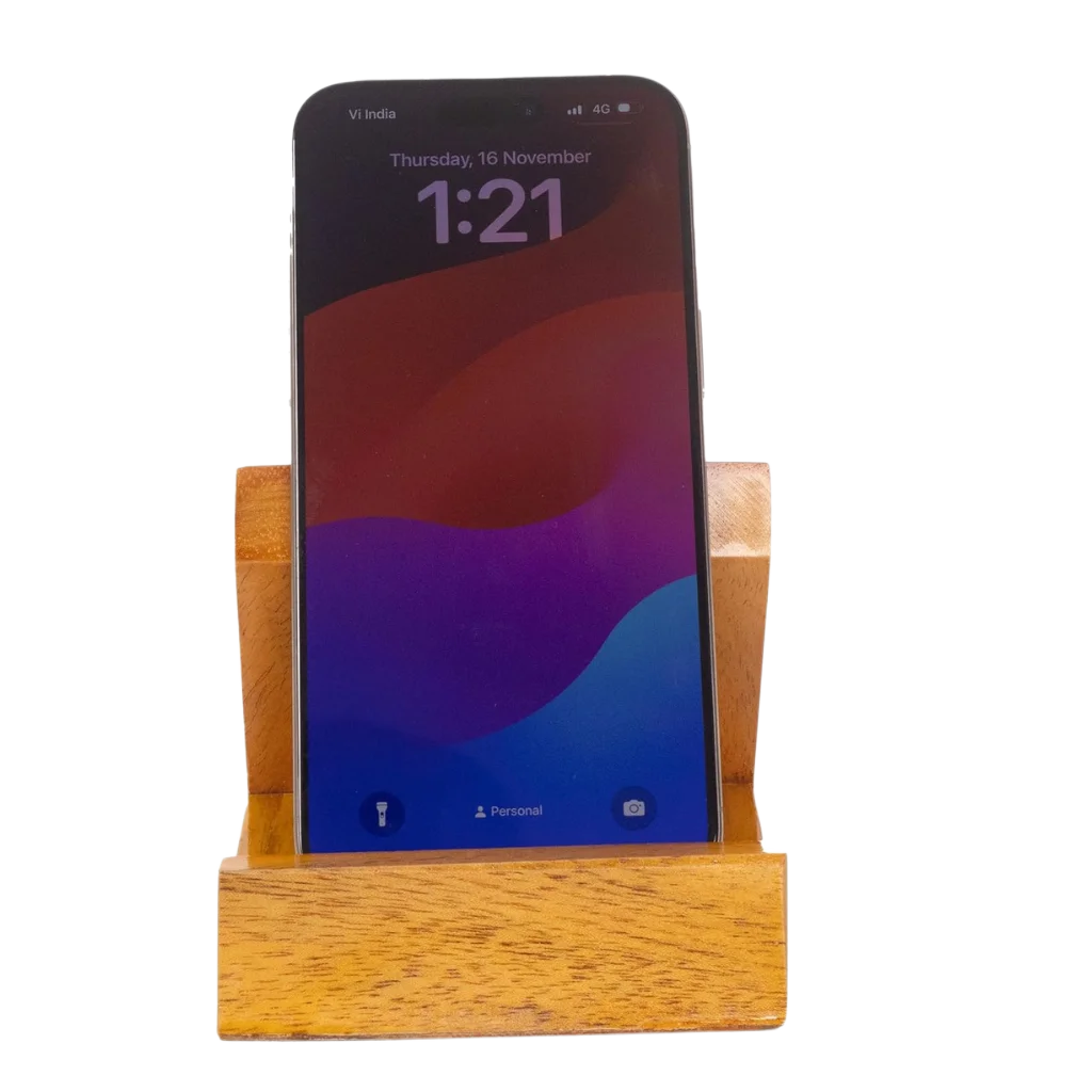 Premium Wooden Mobile Stands