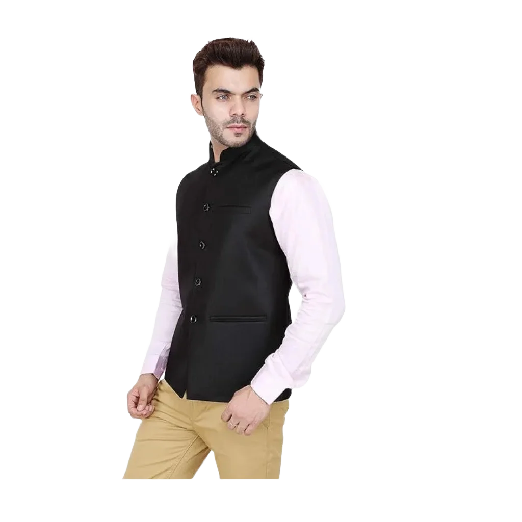 Custom Nehru Jacket Side