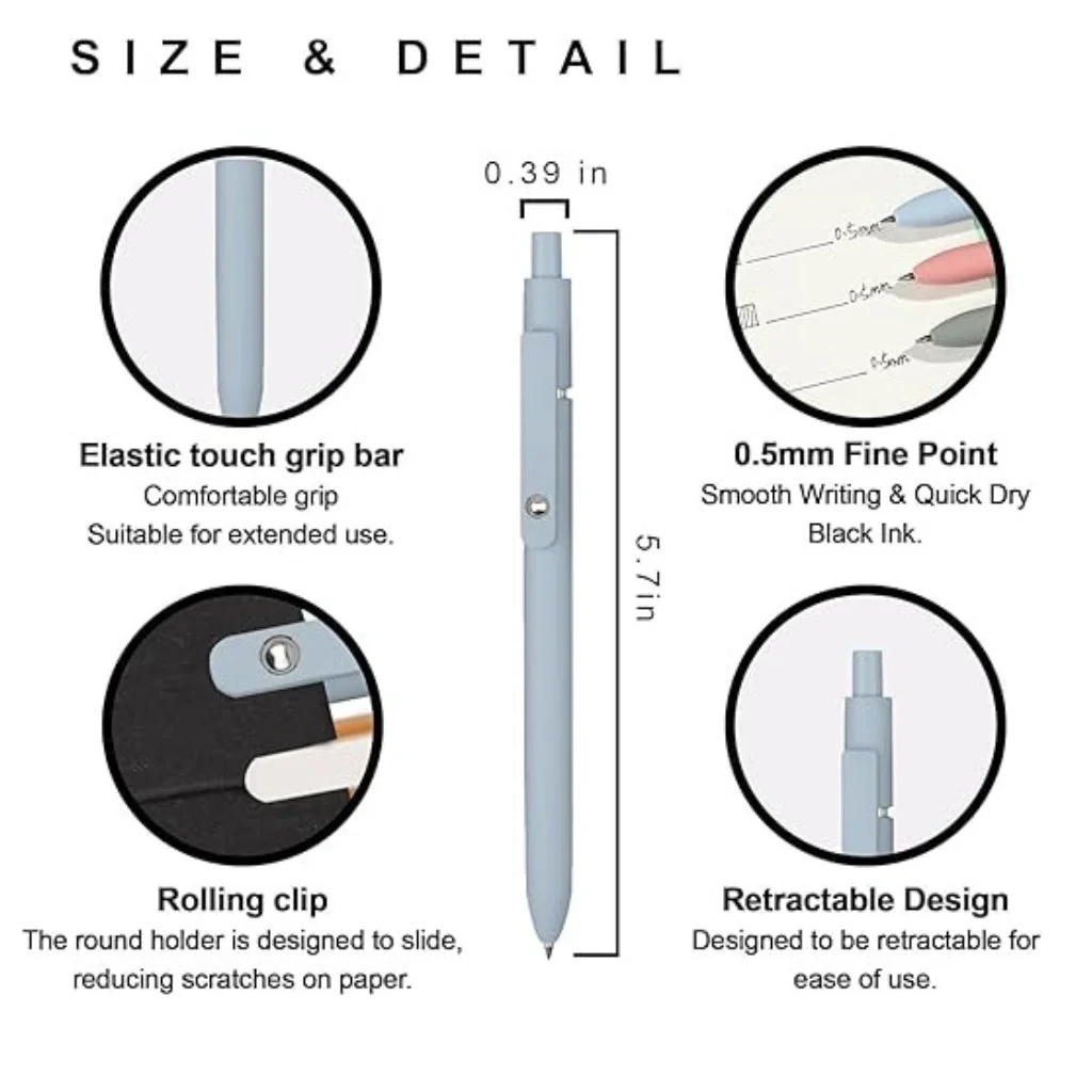 Custom Logo Plastic Pen Clip