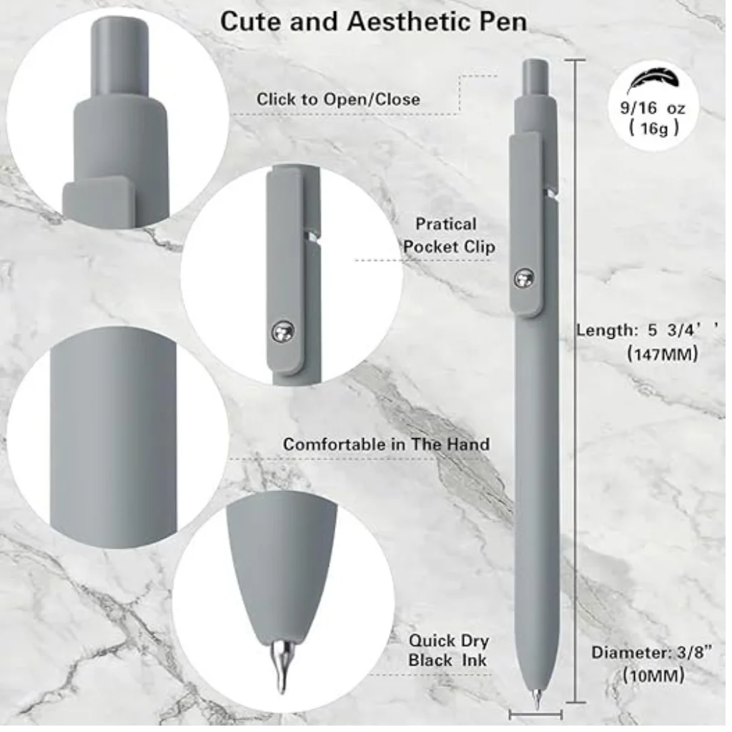 Custom Logo Plastic Pen Side