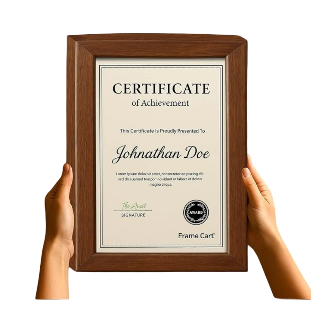 Custom Logo Photo Frame Back