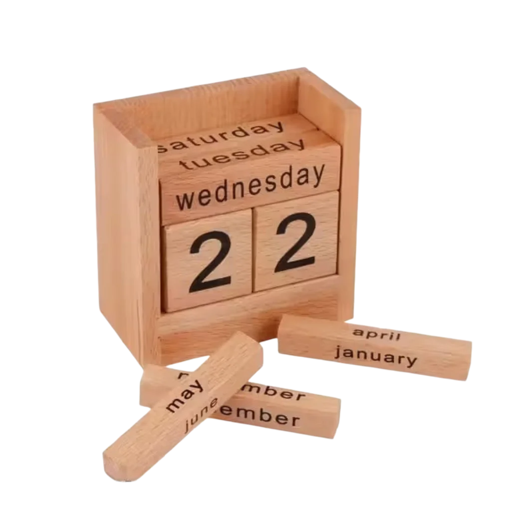 Custom Logo Table Calendar Inside
