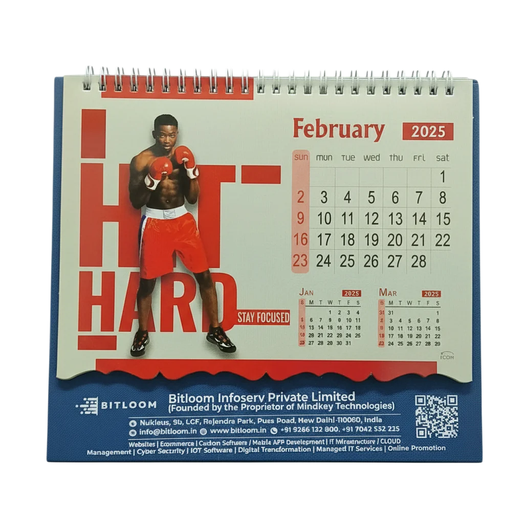 Personalized Table Calendar Inside