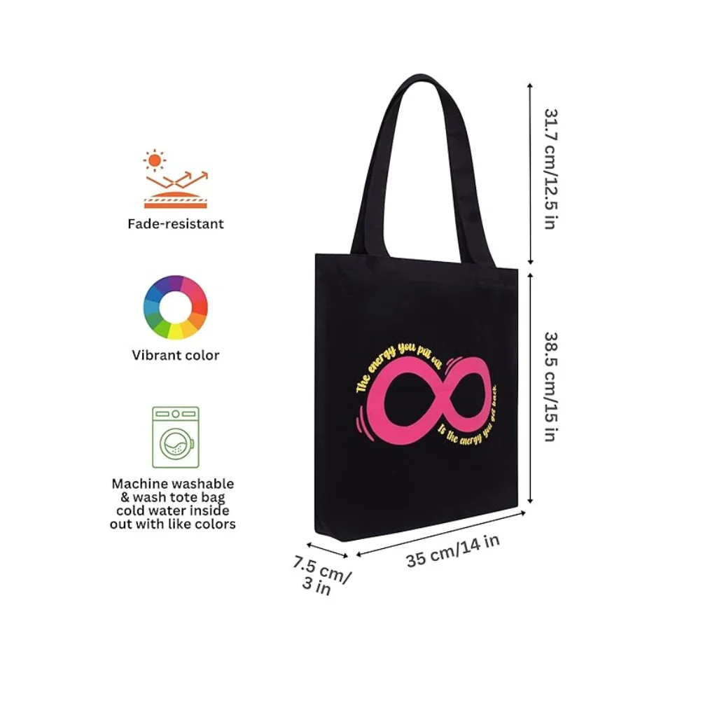Custom Tote Bag Back