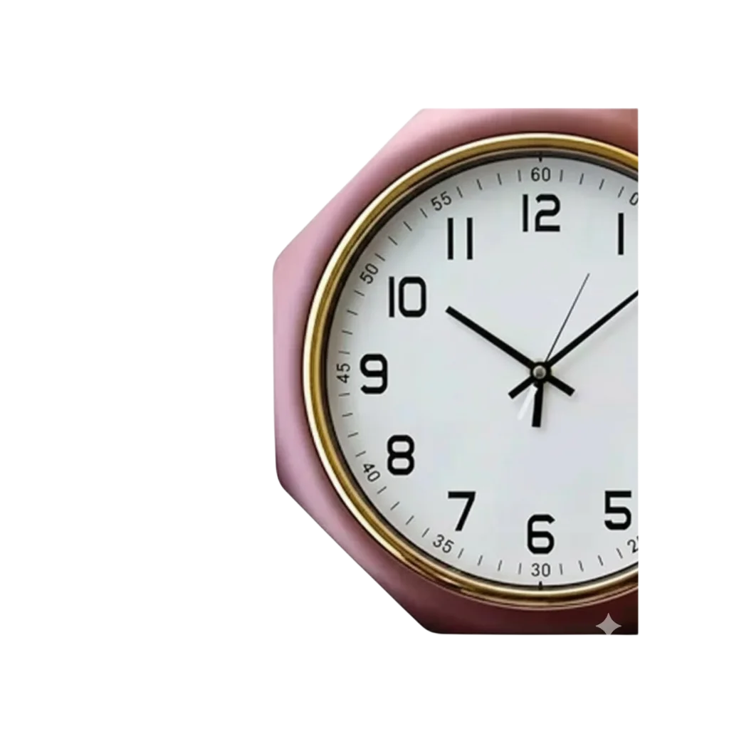 Printed Wall Clock Back