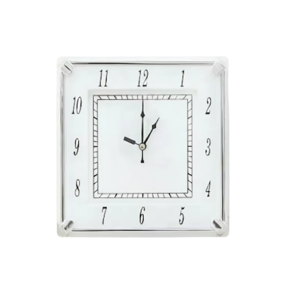 Custom Logo Wall Clock Side