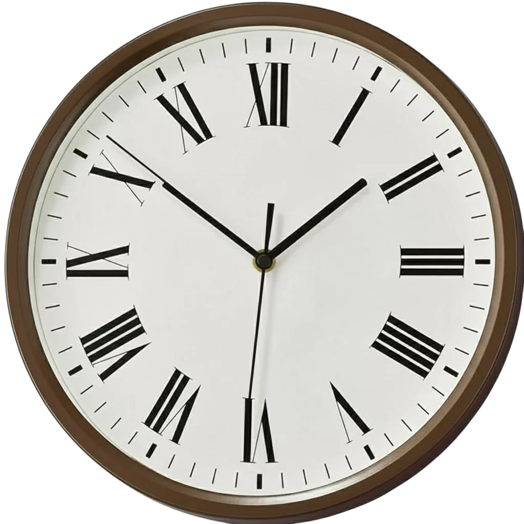 Branding Wall Clock Side