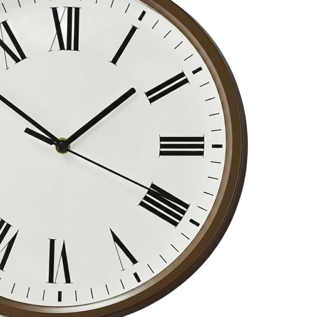 Branding Wall Clock Back