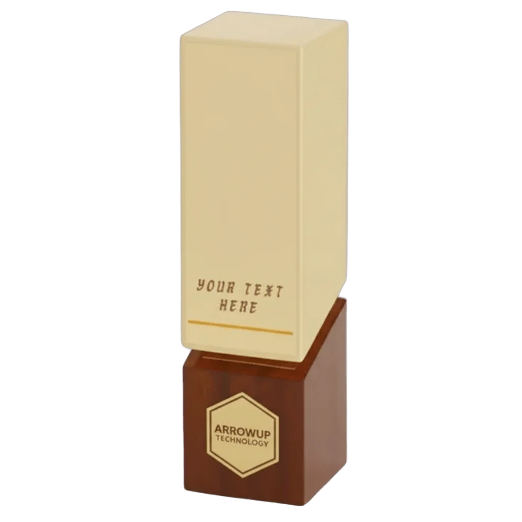 Designer Wooden Trophy Side